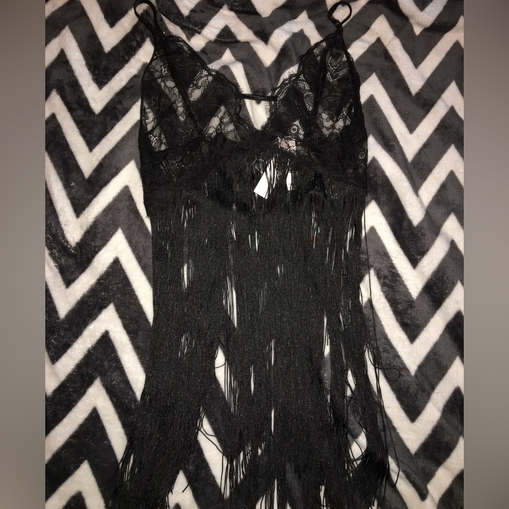 Super Sexy Vintage Style Victoria’s Secret Lace and Tassel Bralette NWT